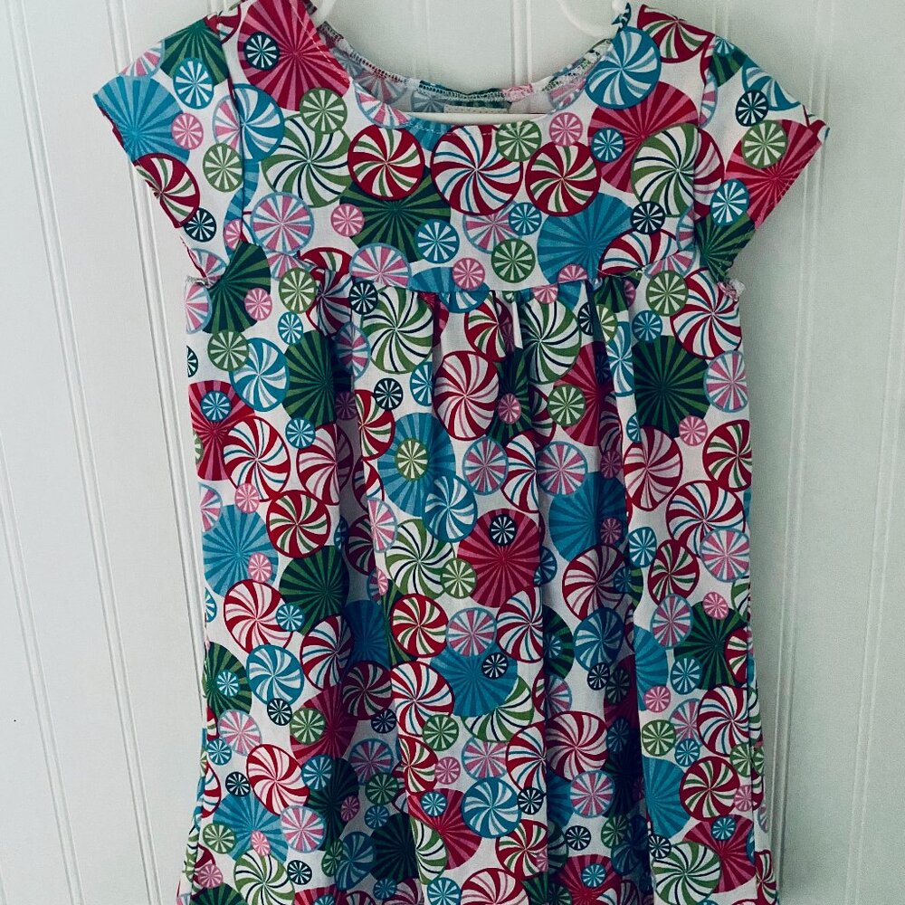 2T candy cane dress